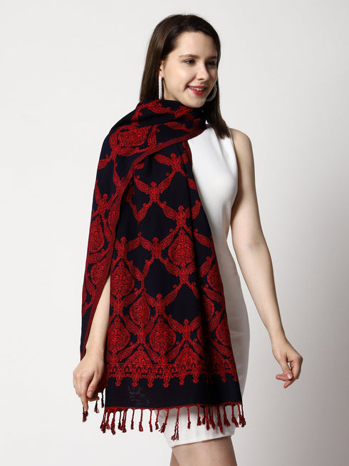 Women's Jamawar Wool Stole